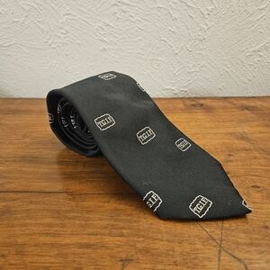 Vintage Bronzini Men's Necktie‎ TGIF Green Fun Club Polyester